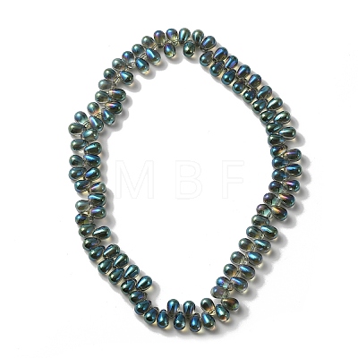 Electroplate Glass Beads GLAA-WH0023-29J-1