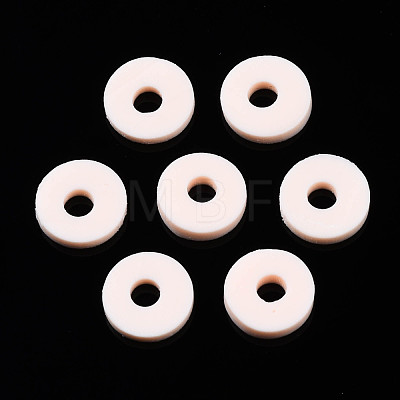 Handmade Polymer Clay Beads CLAY-R067-6.0mm-B48-1