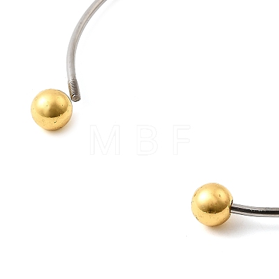 1.8MM 201 Stainless Steel Cuff Bangle Making BJEW-Z144-01GP-02-1