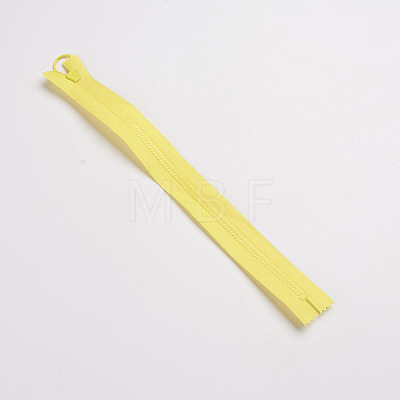 Resin Close End Zippers FIND-WH0052-44D-1