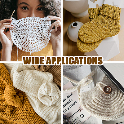 Wooden Square Frame Crochet Ruler DIY-WH0537-003-1