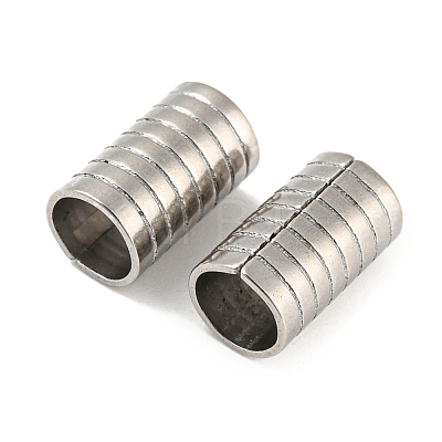 Non-Tarnish 201 Stainless Steel Tube Beads STAS-Z049-07P-1