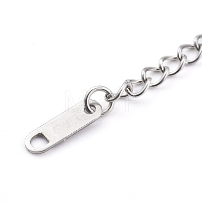 Tarnish Resistant 304 Stainless Steel Cable Chains Bracelets Making AJEW-JB00900-01-1