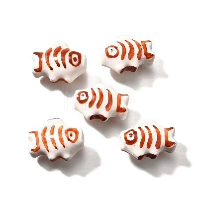 Handmade Porcelain Beads PORC-S002-04B-1