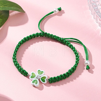 Plastic Beads Link Bracelets BJEW-JB13092-1