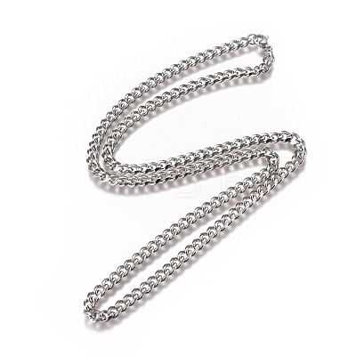 Men's Cuban Link Chain Necklaces NJEW-L172-02A-1