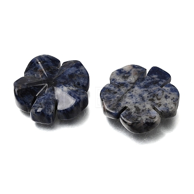 Natural Sodalite Carved Clover Display Decorration GG-CBA6D08-D03-1