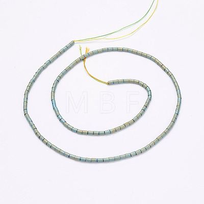 Electroplate Non-Magnetic Synthetic Hematite Strands G-K259-14A-1