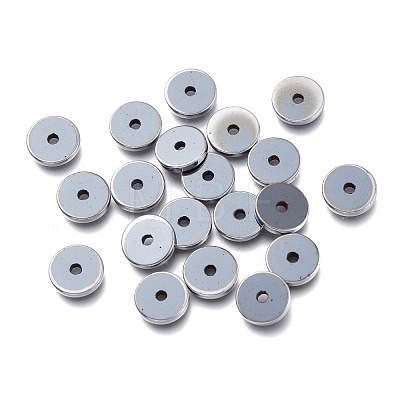 Electroplated Non-magnetic Synthetic Hematite Beads G-XCP0008-01-1