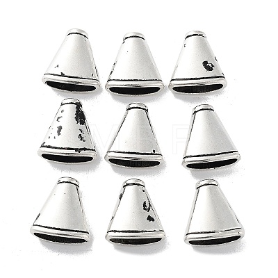 Apetalous Tibetan Style Alloy Bead Cones PALLOY-N0113-06AS-1