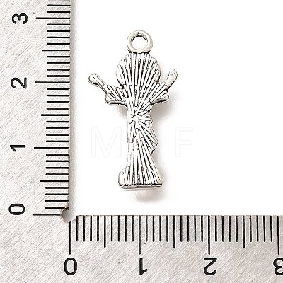 Tibetan Style Alloy Pendants PALLOY-D291-17AS-08-1