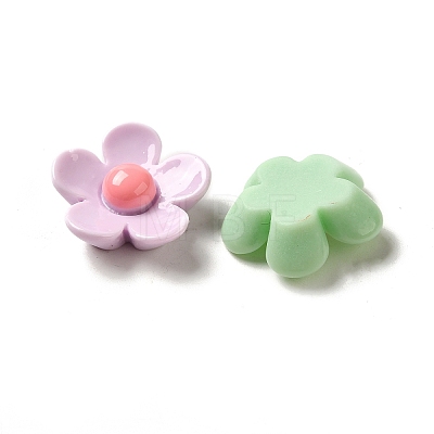 Opaque Resin Decoden Cabochons RESI-Z021-03-1