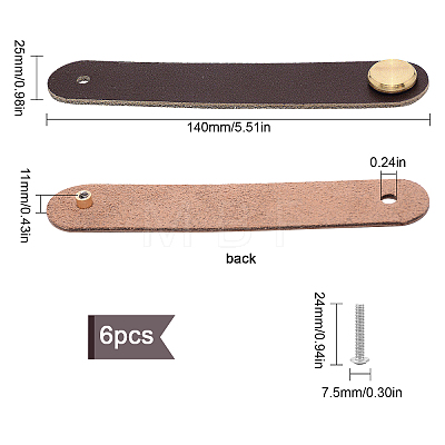 Leather Handle DIY-WH0182-20G-1