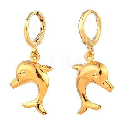 Brass Huggie Hoop Earring EJEW-JE04211-03-1
