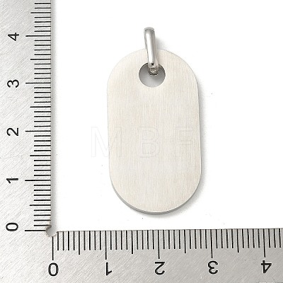 Anti-Tarnish 304 Stainless Steel Pendants STAS-G346-18P-1