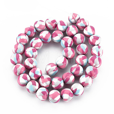 Handmade Polymer Clay Beads Strands CLAY-N008-054-05-1