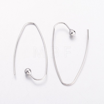 Brass Earring Hooks X-EC063-NF-1