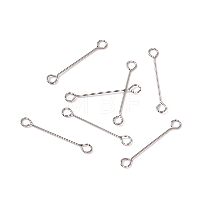 Non-Tarnish 304 Stainless Steel Connector Charms STAS-G291-03B-P-1