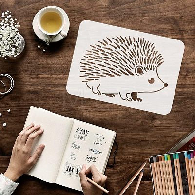 Plastic Reusable Drawing Painting Stencils Templates DIY-WH0202-373-1