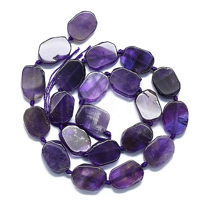 Natural Amethyst Beads Strands G-K245-J12-01-1