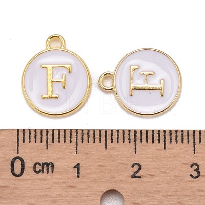 Golden Plated Alloy Charms X-ENAM-S118-01F-1