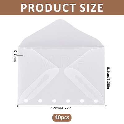 5Pcs Blank Paper Envelopes AJEW-WH0709-243-1
