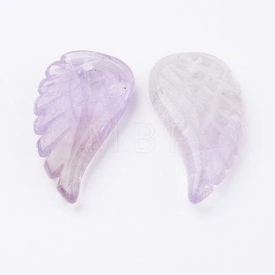 Natural Amethyst Pendants G-E435-B-10-1