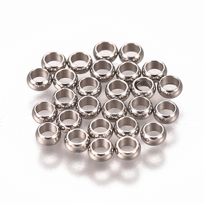201 Stainless Steel Spacer Beads STAS-I137-01C-P-1