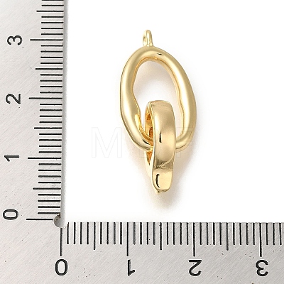 Brass Fold Over Clasp KK-H480-15G-1