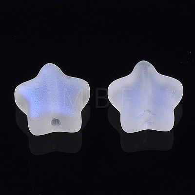 Electroplate Glass Beads X-GLAA-N035-01-C02-1