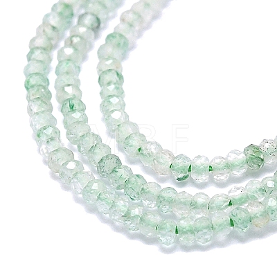 Natural Green Strawberry Quartz Beads Strands G-G106-A12-02-1