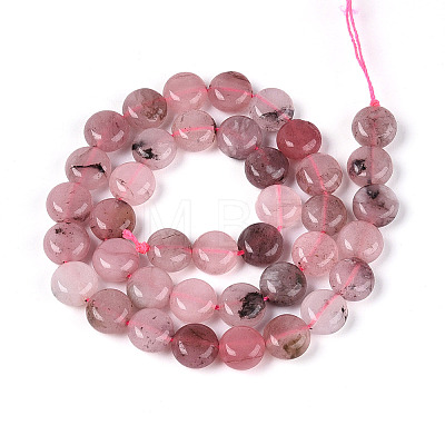 Dyed Natural White Jade Beads Strands G-T143-16L-1