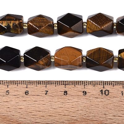 Natural Tiger Eye Beads Strands G-Q608-11F-1
