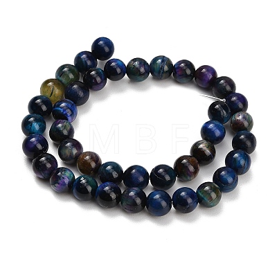 Natural Tiger Eye Beads Strands G-B133-A02-10mm-09-1