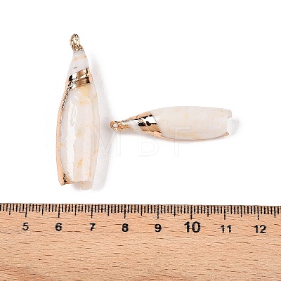 Natural Sea Shell Pendants SSHEL-N038-29-1