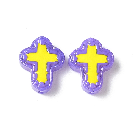 Baking Paint Glass Enamel Beads BLOW-D300-06P-1