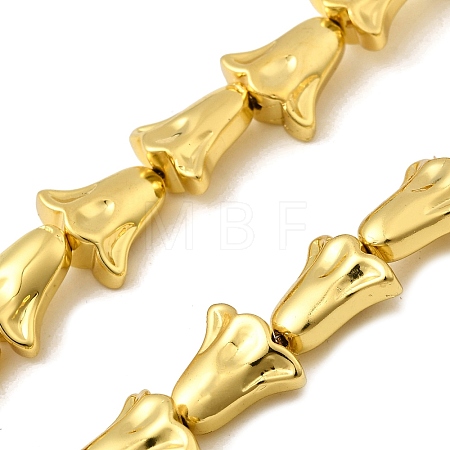 Electroplate Glass Beads Strands EGLA-F166-14G-1