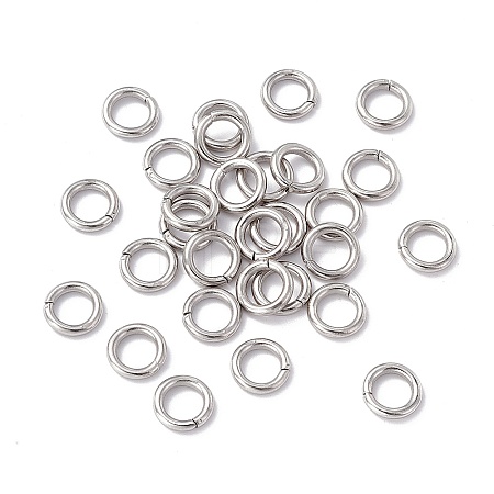 304 Stainless Steel Closed Jump Rings STAS-C040-01K-P-1