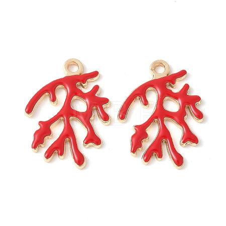 Alloy Enamel Pendants PALLOY-E775-01C-1