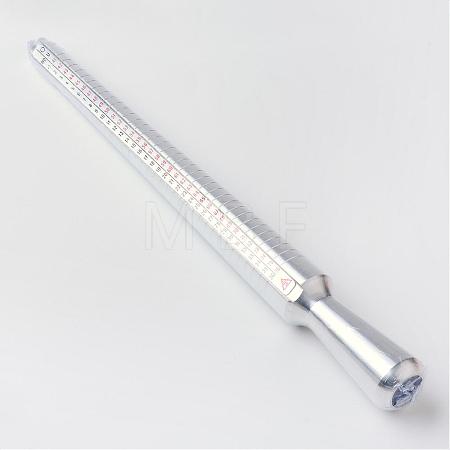 Aluminium Alloy Ring Size Sticks TOOL-R106-06-1