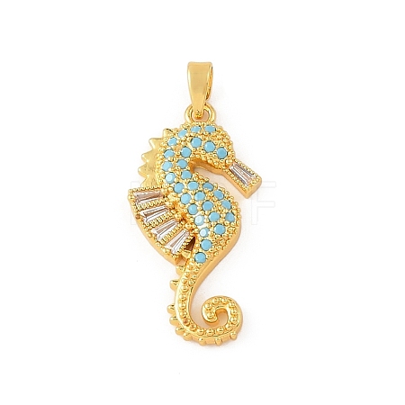 Ocean Brass & Rhinestone Pendants RB-CBA4B36-04G-02-1