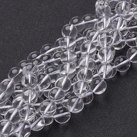 Synthetic Quartz Crystal Beads Strands GSR4mmA039-1-1