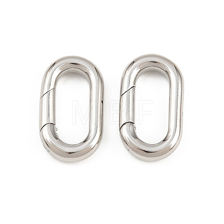 Brass Spring Gate Rings KK-H292-58B-P-1