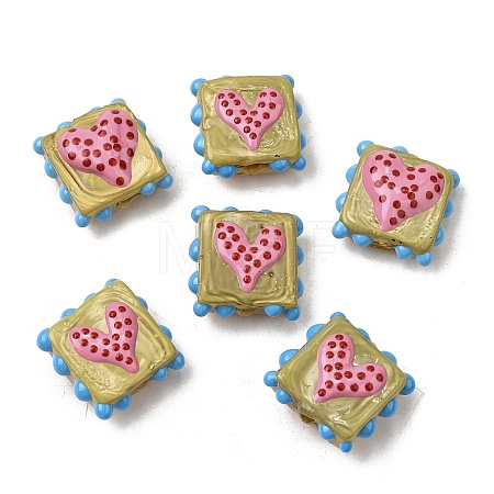Handmade Lampwork Enamel Beads LAMP-S079-09B-1