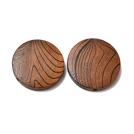 Natural Schima Wood Beads WOOD-A026-16-1