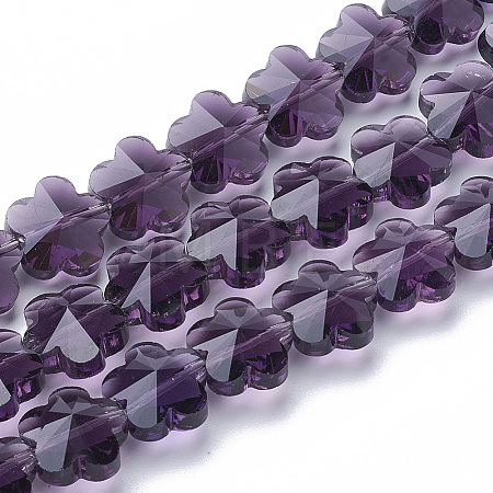 Transparent Glass Beads GLAA-Q066-10mm-C02-1