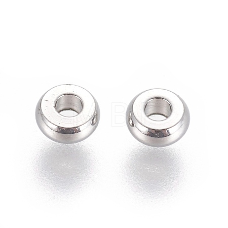 Tarnish Resistant 304 Stainless Steel Spacer Beads STAS-F205-02P-A-1