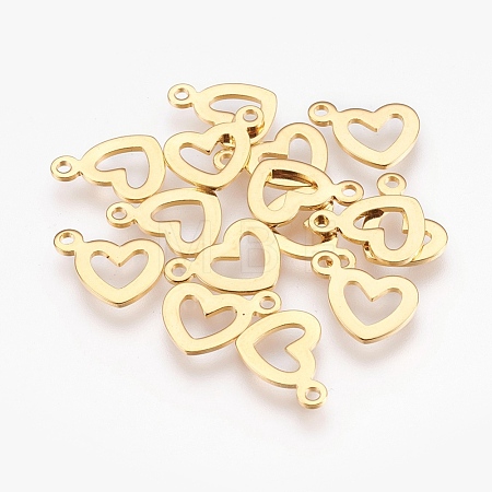 304 Stainless Steel Open Charms X-STAS-G176-20G-1