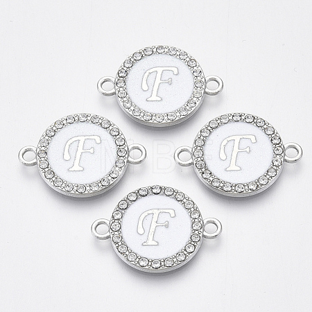 Alloy Enamel Links Connectors ENAM-TAC0003-01S-04F-1