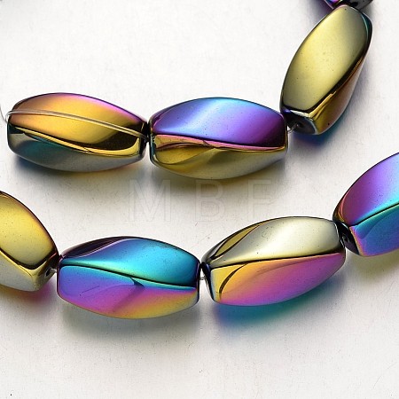 Electroplate Non-magnetic Synthetic Hematite Beads Strands G-F300-11A-02-1